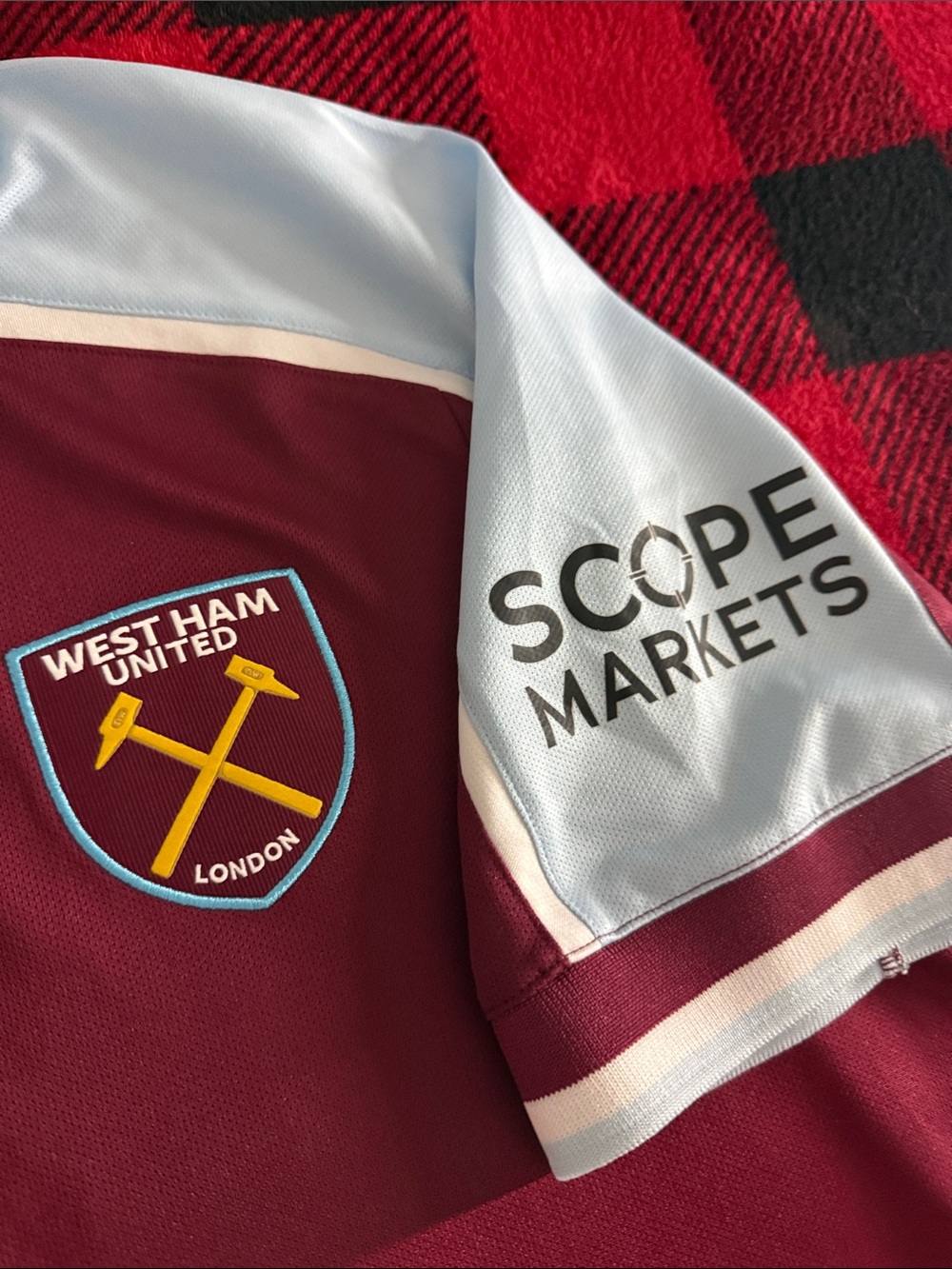 RARE West Ham United #16 Mark Noble UEFA Conference League Home Umbro Jersey - Picture 5 of 8